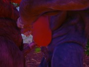 Фурри С огромными членами устроили моей жене двойное проникновение 8/16