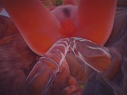 Двойной Анал с Фурри монстрами и последующим струйным оргазмом 15/16