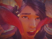 Двойной Анал с Фурри монстрами и последующим струйным оргазмом 2/16