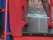 Naughty Teacher Ms. Julia Flashes her Panties at the Park! 13/16