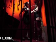 First lesbian and fetish experience for the young brunette 7/16