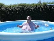 Viola Tittenfee, hot SSBBW in bikini, giantess, fatkini, in pool all from june 2021 2/16