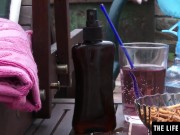 Sexy blonde Latina masturbates with a plug in her tight asshole 8/16