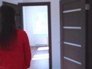 Cute Realtor uses her ASS to convince client 3/16