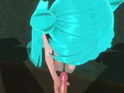 3D HENTAI POV Hatsune Miku sucks you off 16/16