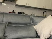 Hot bitch is playing with a big dildo! 13/16