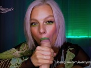 Slobbery blowjob by green dragon 11/16