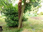 We HIDE in the gardens corner to fuck hard 1/16