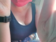 Matrigna italiana in un posteggio si tira fuori le tette e ti sega segaiolo! - Dialoghi in italiano 16/16