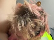 Lift your skirt up and move your panties to the side. I want to eat your Pussy 12/16