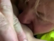 Lift your skirt up and move your panties to the side. I want to eat your Pussy 9/16