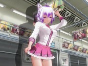3D HENTAI Schoolgirl didn't wear panties on the train (Part 1) 10/16