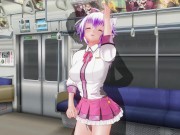 3D HENTAI Schoolgirl didn't wear panties on the train (Part 1) 15/16
