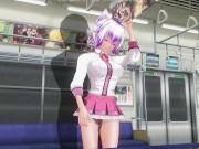 3D HENTAI Schoolgirl didn't wear panties on the train (Part 1) 6/16