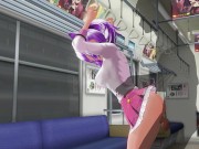 3D HENTAI Schoolgirl didn't wear panties on the train (PART 2) 11/16