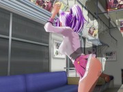 3D HENTAI Schoolgirl didn't wear panties on the train (PART 2) 13/16