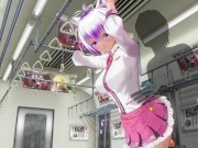 3D HENTAI Schoolgirl didn't wear panties on the train (PART 2) 14/16