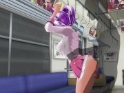 3D HENTAI Schoolgirl didn't wear panties on the train (PART 2) 9/16