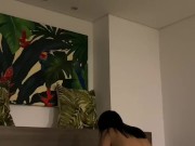 Hot Latina rides cock with passion and creampie ending 3/16