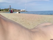 Real Amateur Wife Naked in Public Beach