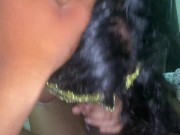 La mejor mamada profunda del mundo, me saca la leche y se la come toda! 12/16