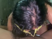 La mejor mamada profunda del mundo, me saca la leche y se la come toda! 2/16