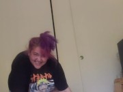 300 lbs BBW rolling XD no panties! 15/16