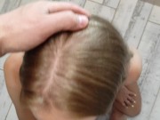 Cumshot on the face S-Wife Katy 1/16