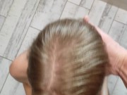 Cumshot on the face S-Wife Katy 15/16