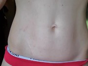 red panties and table corner