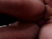 PAWG RIDES AND SUCKS HER STEPBROTHER 8 INCH COCK ( CUM ON PUSSY ON THE END ) 14/16