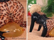 Sexy big ass fetish kinky MILF Arya Grander teasing in latex 6/16
