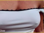 Amateur Wife Outdoor Public BIG Tit FLASHING  EXHIBITIONIST DARE 11/16