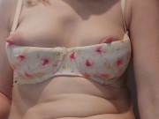 stepsister on a bet fucks pussy with a plug in the ass in a fitting room in front of everyone 6/16