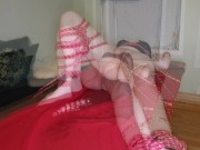 Bratty princess tied to kitchen table and fucked to extreme orgasms 13/16