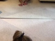 French tourist get fucked in a 5 star hotel. Cum on tits 4/16