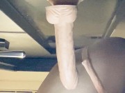 盗撮風 廊下から挿入部が丸見え!? ネットカフェでディルドオナニー 素人 個人撮影 自撮り 露出 羞恥プレイ好き女子 16/16