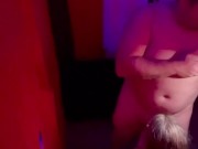 Cuckquean wife teases and watches her us and creampie a girl in the gloryhole 4/16