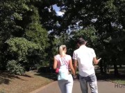 HUNT4K Hunter pays a lot of money for chance to fuck blonde near her BF 2/16