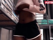 HORNYHOSTEL - EBONY TOURIST FROM AFRICA ZAAWAADI HOT ANAL SEX WITH PEEPING TOM 2/16