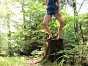 kleiner nasser Wald Ausflug 4/16