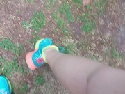 Your Italian stepmother dominates you after running and puts her dirty socks on your face 16/16