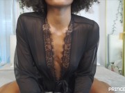 College Babe Dirty Talking JOI Seduces You With a Blowjob and Makes You Cum In Her Pussy 2/16