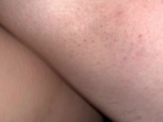 My boyfriend fucks me when I watch TV series and cums on tits - AlicePeach 11/16