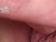 Super tiny 18 yr old blonde sucks a fat cock 9/16