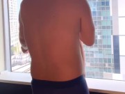 [Hカップアリちゃん]夫が私の巨乳を後ろから執拗に揉み解してくるので私は乳首で絶頂してしまいます。 1/16