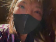 綺麗なまんこから超大量に溢れ出る精子がエロい！岩盤浴の休憩所で隠れてドキドキ中出しSEX(前半)♡RYO＆YUU♡素人カップル/野外/露出/中出し/10代/美少女/スリム/パイパン/フェラ/スマホ撮影 16/16