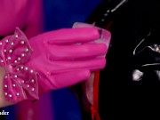 Gag play lesbian hot sex video FemDom Mistress Arya Grander and her submissive MILFie girl 8/16