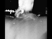 Brunette GF deepthroats and takes huge throatpie from BBC 13/16