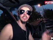 BUMSBUS - BIG TITS BLONDE JESSY KEY HAS SEX IN THE BACKSEAT - LETSDOEIT 12/16